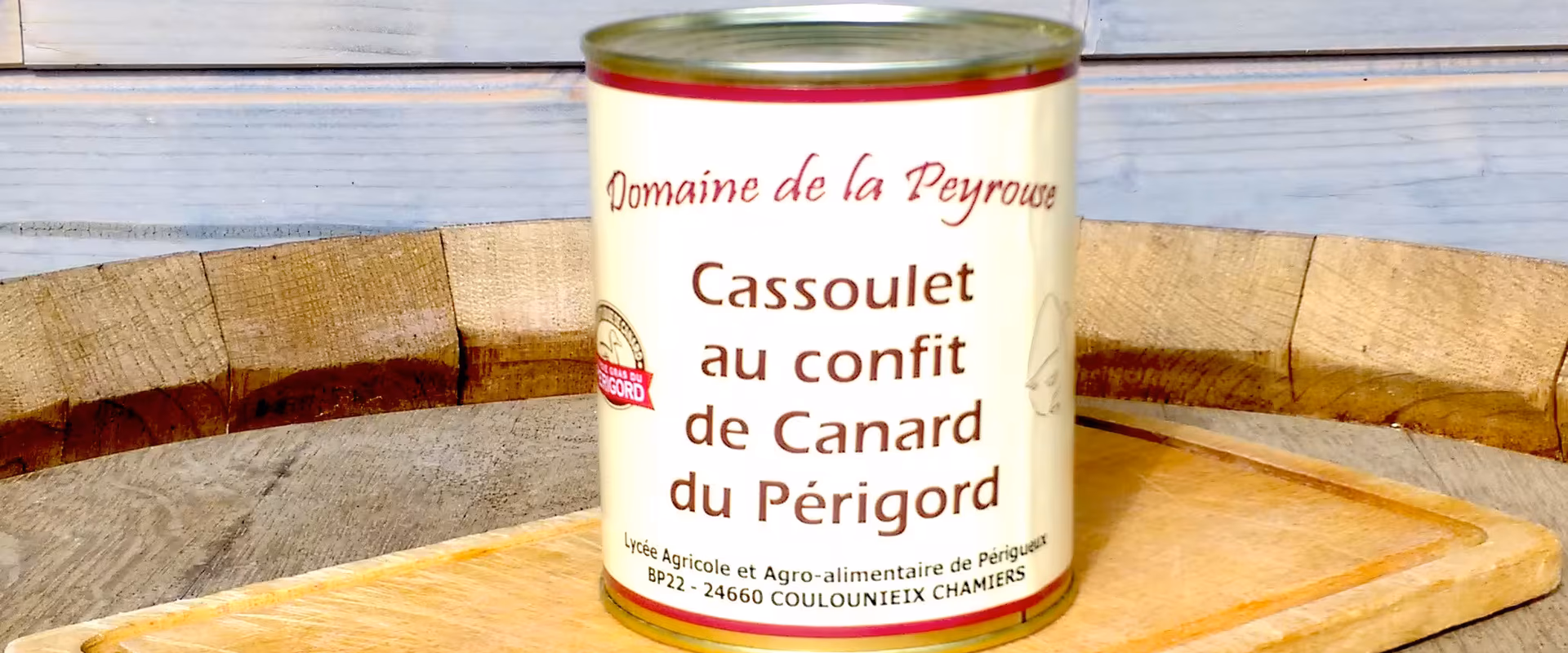 Cassoulet au confit de canard (840g)
