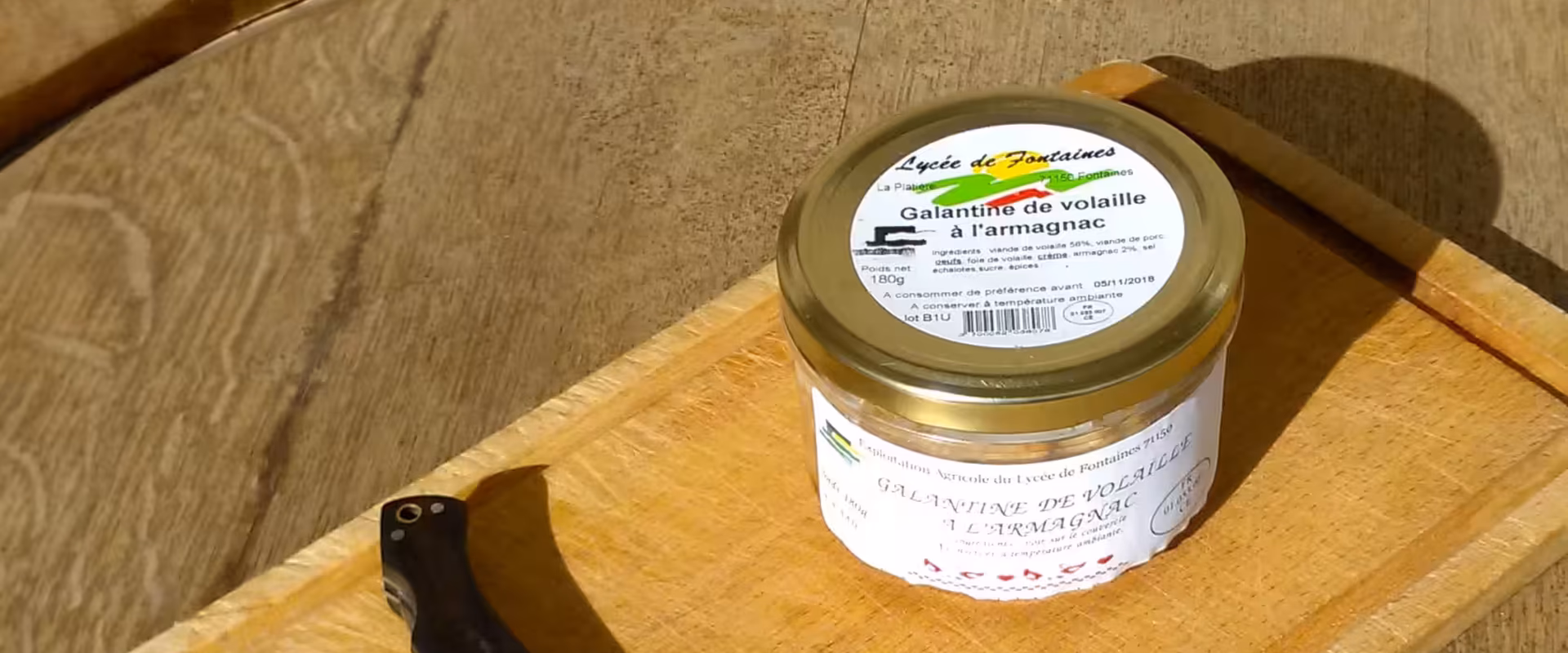 Galantine de volaille à l&rsquo;armagnac (180g)