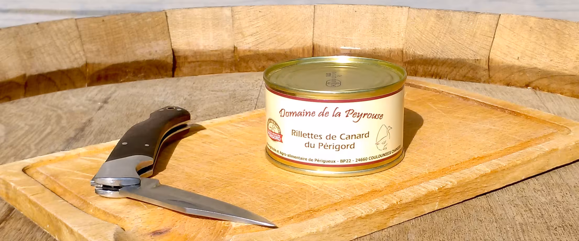 Rillettes de canard du Périgord (130g)