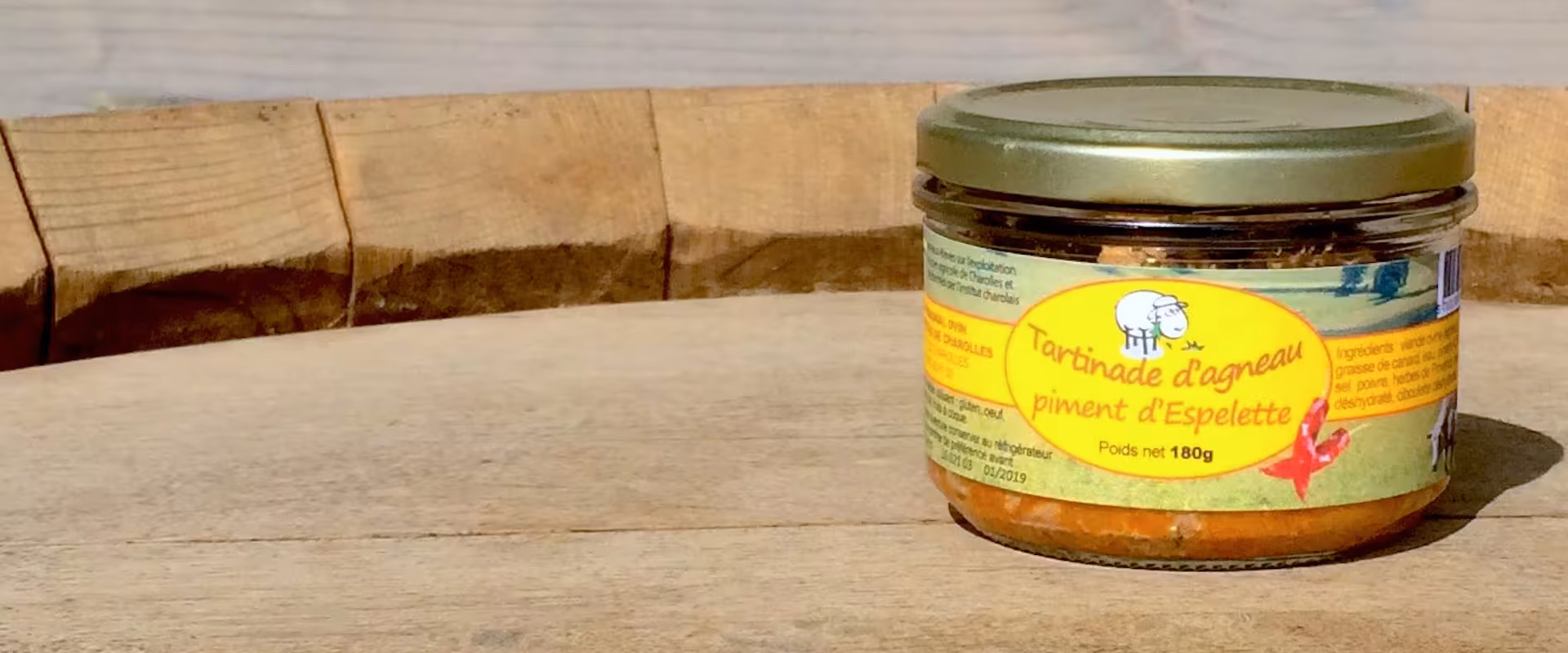 Tartinade d&rsquo;agneau piment d&rsquo;espelette (180g)